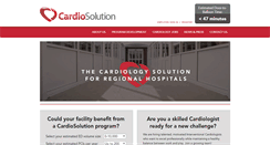 Desktop Screenshot of cardiosolution.com