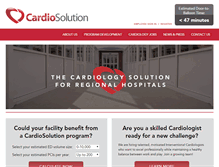 Tablet Screenshot of cardiosolution.com